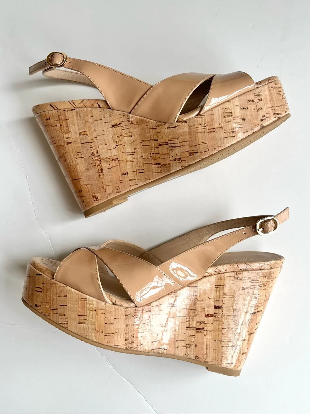 Stuart Weitzman Carmen Wedge Platform Sandals - Picture 6 of 12